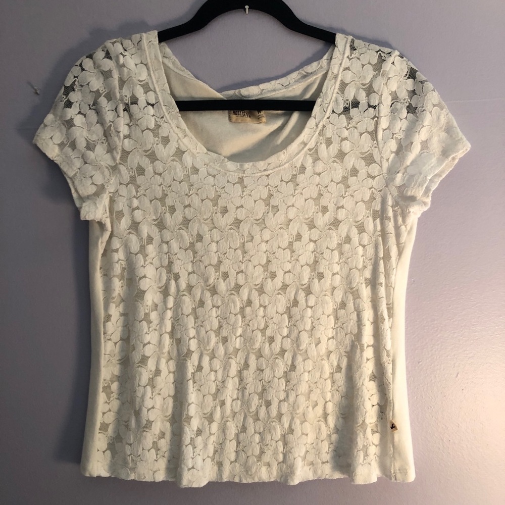 White Lace Tee